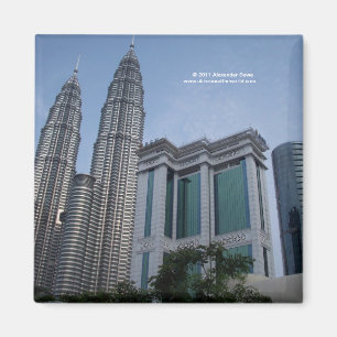 Twin towers Kuala Lumpur Maleisië magnet