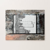 Twin Towers Legpuzzel (Horizontaal)