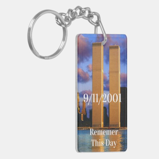 Twin Towers Memorial Sleutelhanger (Voorkant Links)