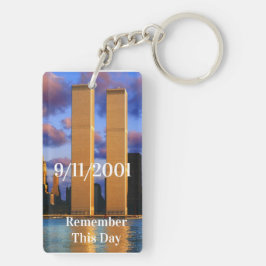 Twin Towers Memorial Sleutelhanger