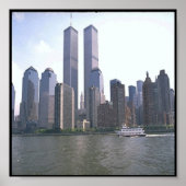 Twin Towers/New York Poster (Voorkant)