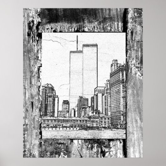 Twin Towers Poster (Voorkant)