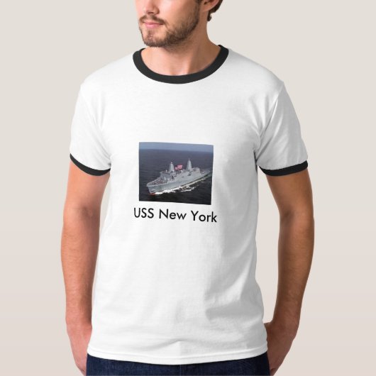 Twin Towers Ship, USS New York T-shirt (Voorkant)