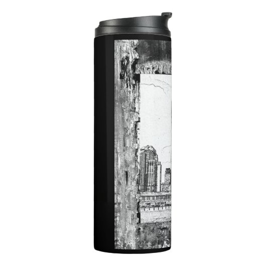 Twin Towers Thermosbeker (Gedraaid links)