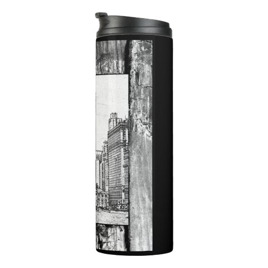 Twin Towers Thermosbeker (Geroteerd rechts)