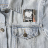 Twin Towers Vierkante Button 5,1 Cm (In situ)