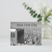 Twin towers World Trade Center NYC Briefkaart (Staand voorkant)