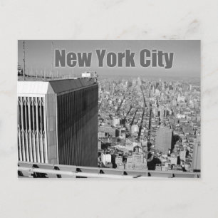 Twin towers World Trade Center NYC Briefkaart