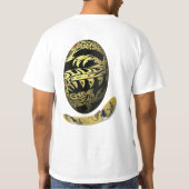 Twin Tribal Dragon Schaats Board T-shirt (Achterkant)