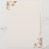 Twin Trivia Game Tan Boho Beer Baby shower (Achterkant)