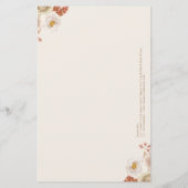 Twin Trivia Game Tan Boho Beer Baby shower (Achterkant)