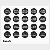 Twin Turbo Ronde Sticker (Vel)