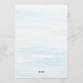 TWIN Two by Two Noah's Ark Girl Birthday Invite Kaart (Achterkant)