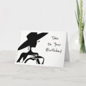 **TWIN-U IS BEAUTIFUL** BIRTHDAAGWISSEN KAART (Voorkant)