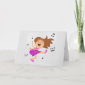 **TWIN** "WEDERZIJDSE VERJAARDAG" = GELUKKIGE DANS KAART (Voorkant)