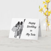 ***TWIN*** ZIET ER "FANTASTISCH" UIT OP "UW VERJAA KAART (Gele Bloem)