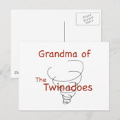 Twinado Grandma Briefkaart (Voorkant / Achterkant)
