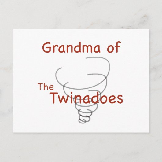 Twinado Grandma Briefkaart (Voorkant)