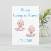 ****TWINBABY BOYS*** SCHOON VOOR MOM KAART (Staand voorkant)