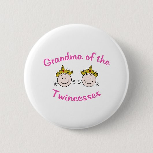 Twincess Grandma Ronde Button 5,7 Cm (Voorkant)