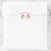 Twincess Graphic Ronde Sticker (Tas)
