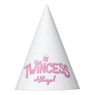 Twincess Twin Birthday Party Pet voor meisjes Feesthoedjes