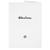 ***TWINDE LOVE*** OP UW ***WOORDDAG** (Achterkant)