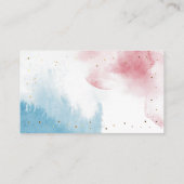 Twinden over het Baby shower van de maan Informatiekaartje (Achterkant)