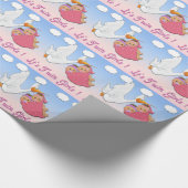 Twindenergie-Baby shower met inpakpapier (Hoek)