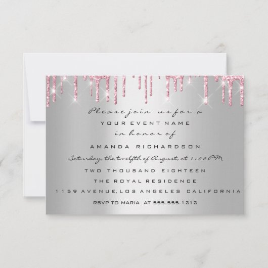 Twindenergie met Baby shower en glitter drijft mei Kaart (Voorkant)