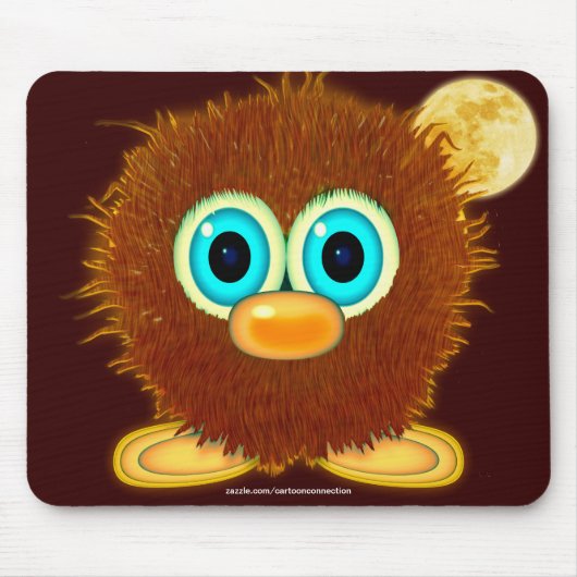 Twindenergie van de Cute Wuzzy Butt & Moon, Kinder Muismat (Voorkant)