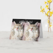 **TWINES VOOR MIJN TWIN** OP UW **GROTE DAG** KAART (Gele Bloem)