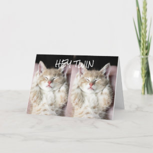 **TWINES VOOR MIJN TWIN** OP UW **GROTE DAG** KAART