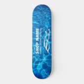 Twinin Dolphins Marine shop Persoonlijk Skateboard (Voorkant)