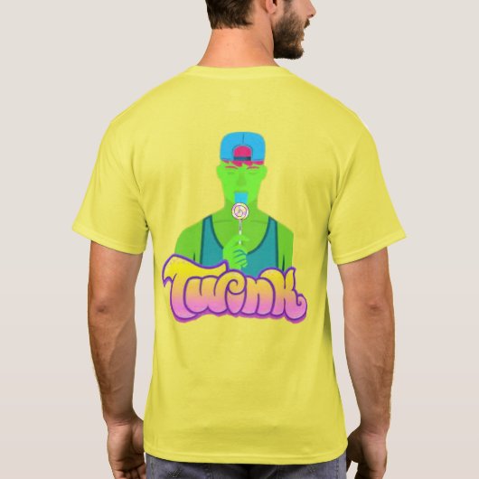 Twink-a-Licious LGBTQ+ Gay Pride T-shirt (Achterkant)