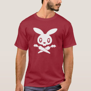Twink Bunny Skull Adult T-shirt