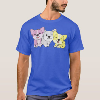 Twink Flag Pride Lgbtq Dogs Twink Corgi T-shirt