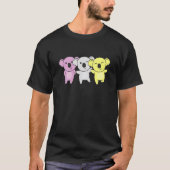 Twink Flag Pride Lgbtq Koalas Cute Twink Koala T-shirt (Voorkant)