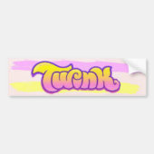 TWINK LGBTQ Gay Pride Boy Bumpersticker (Voorkant)