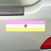 Twink Pride Flag Bumpersticker (Op auto)