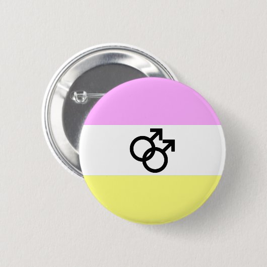 Twink Pride Flag Ronde Button 5,7 Cm (Voorkant /achterkant)