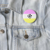 Twink Pride Flag Ronde Button 5,7 Cm (In situ)