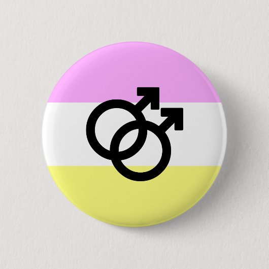 Twink Pride Flag Ronde Button 5,7 Cm (Voorkant)