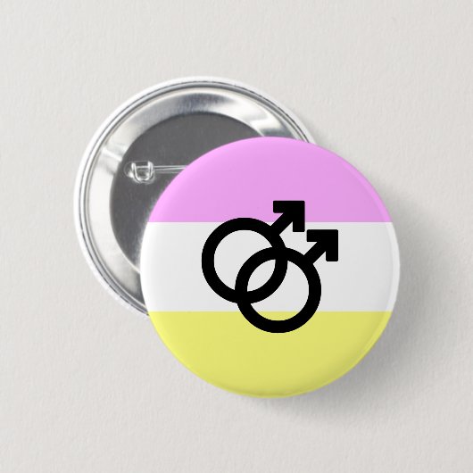 Twink Pride Flag Ronde Button 5,7 Cm (Voorkant /achterkant)