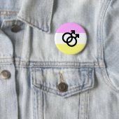 Twink Pride Flag Ronde Button 5,7 Cm (In situ)