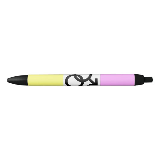Twink Pride Flag Zwarte Inkt Pen (Voorkant)