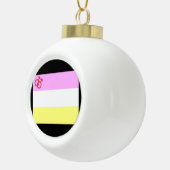 Twink Pride Keramische Bal Ornament (Rechts)