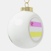 Twink Pride Keramische Bal Ornament (Links)