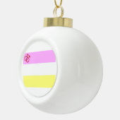 Twink Pride Keramische Bal Ornament (Rechts)