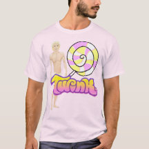 Twink Pride Lollypop Heren Basic T-Shirt
